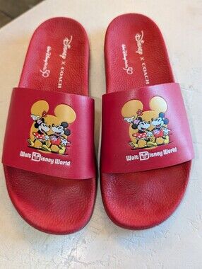 Coach x Disney Slide Sandals Size 10